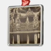 Kloster oder Pagode, Detail, vermutlich Mandalay Silbernes Ornament (Links)
