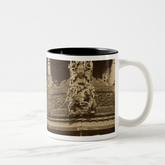Kloster oder Pagode, Detail, vermutlich Mandalay Zweifarbige Tasse (Rechts)