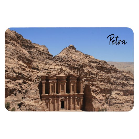 Kloster Petra Jordan Magnet (Horizontal)