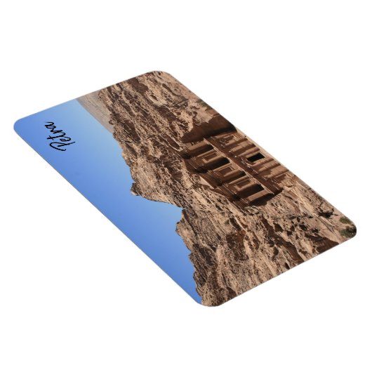 Kloster Petra Jordan Magnet (Rechte Seite)