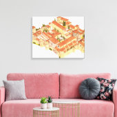 Kloster Poblet. Katalonien Leinwanddruck (Insitu (Wohnzimmer))