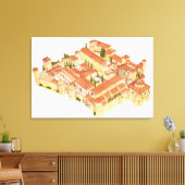 Kloster Poblet. Katalonien Leinwanddruck (Insitu (Wohnzimmer))