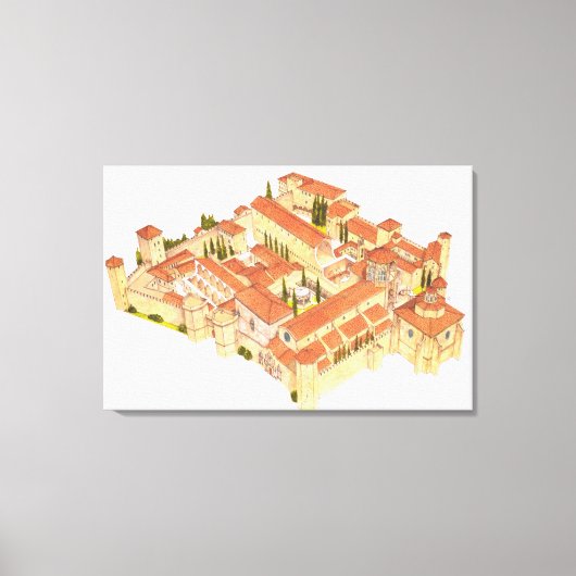 Kloster Poblet. Katalonien Leinwanddruck (Vorderseite)