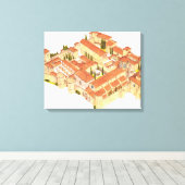 Kloster Poblet. Katalonien Leinwanddruck (Insitu (Holzboden))