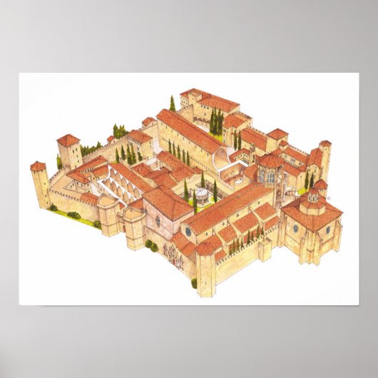 Kloster Poblet. Katalonien Poster (Vorne)