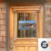 Kloster Punakha Dzong - Bhutan, Asien Fensteraufkleber (Haustür)