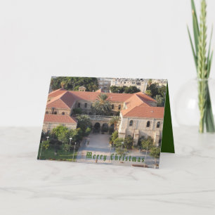 Kloster Rambam Carmelite Feiertagskarte