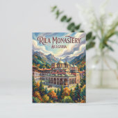 Kloster Rila Bulgarien Postkarte (Stehend Vorderseite)