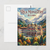 Kloster Rila Bulgarien Postkarte (Vorne/Hinten)