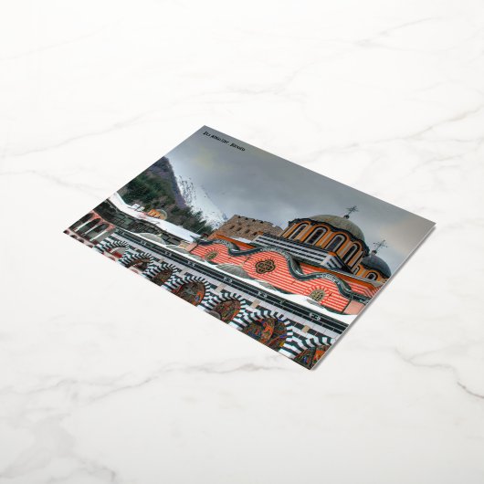 Kloster Rila, Bulgarien Postkarte (Gedreht)