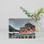 Kloster Rila, Bulgarien Postkarte (Stehend vorne)