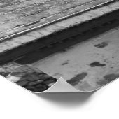 Kloster Rongbuk und Mount Everest Poster (Ecke)