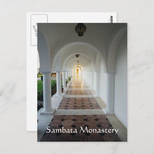 Kloster Sambata Postkarte (Vorne/Hinten)