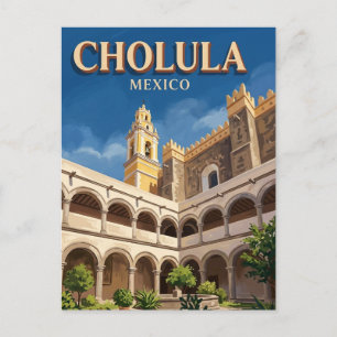 Kloster San Gabriel Cholula Mexiko Postkarte