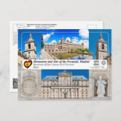 Kloster San Lorenzo und Gebäude Postkarte (Vorne/Hinten)