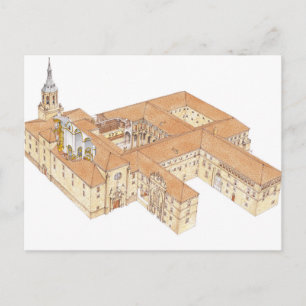 Kloster San Millan de la Cogolla. La Rioja Postkarte