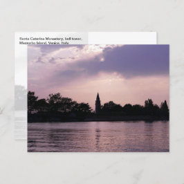 Kloster Santa Caterina Glockenturm, Mazzorbo Isl. Postkarte