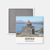 Kloster Sevanavank in Armenien Magnet (Vorderseite/Rückseite)