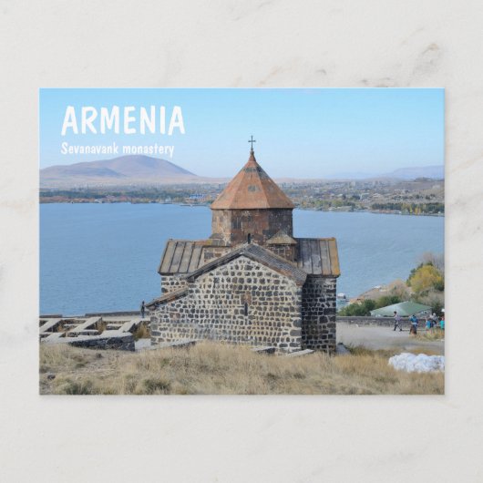 Kloster Sevanavank in Armenien Postkarte (Vorderseite)