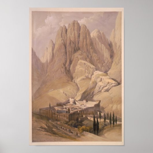 Kloster St. Catherine mit Horeb. 11.02. Poster (Vorne)