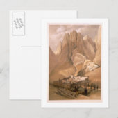Kloster St. Catherine mit Horeb im Februar Postkarte (Vorne/Hinten)