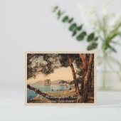 Kloster St. Honorat Cannes Französische Riviera Postkarte (Stehend Vorderseite)