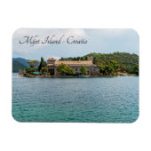 Kloster St. Mary auf der Insel Mljet - Kroatien Magnet (Horizontal)