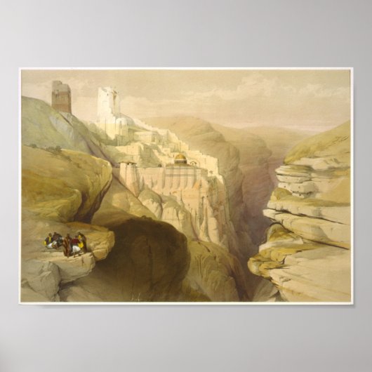 Kloster St. Saba 4. April 1839 Poster (Vorne)