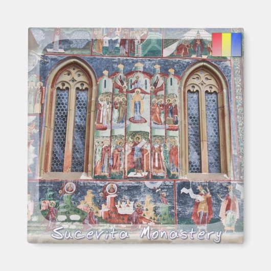 Kloster Sucevita Magnet (Vorne)
