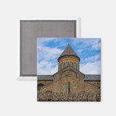 Kloster Svetistkhoveli Mtskheta Georgien Magnet (Vorderseite/Rückseite)