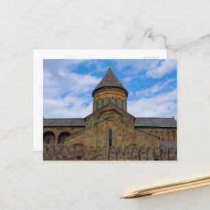 Kloster Svetistkhoveli Mtskheta Georgien Postkarte