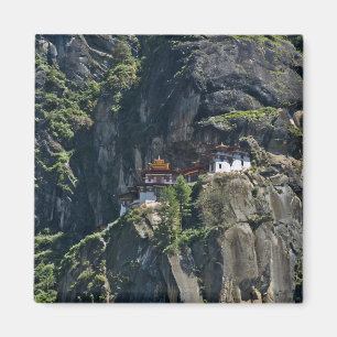 Kloster Taktsang an der Klippe, Paro, Bhutan Magnet