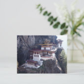 Kloster Taktshang, Paro, Bhutan Postkarte (Stehend Vorderseite)