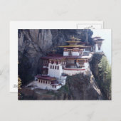 Kloster Taktshang, Paro, Bhutan Postkarte (Vorne/Hinten)