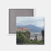Kloster, The Great Meteora, Griechenland Magnet (Vorderseite/Rückseite)