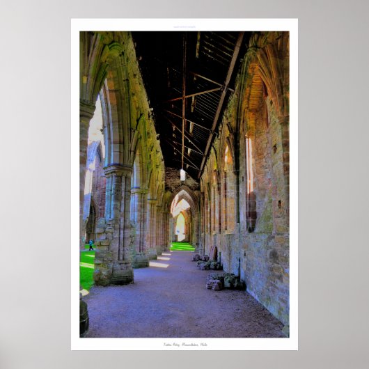 Kloster Tintern Abbey Zisterzienserkloster Wales Poster (Vorne)