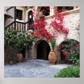 Kloster Toplou Kirchen Hof POSTER (Vorne)