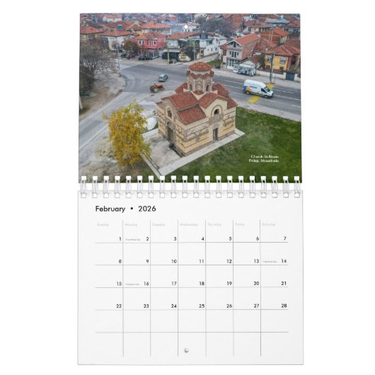 Klöster und Kirchen von Prilep: Eine Fotografie Kalender (Feb 2026)