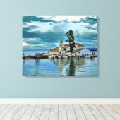 Kloster Vlacherna, Korfu Griechenland Leinwanddruck (Insitu (Holzboden))