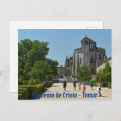 Kloster von Christus in Tomar. Portugal Postkarte (Vorne/Hinten)