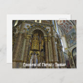 Kloster von Christus in Tomar. Portugal Postkarte (Vorne/Hinten)