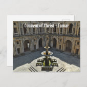 Kloster von Christus in Tomar. Portugal Postkarte (Vorne/Hinten)