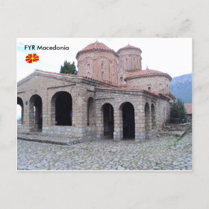 Kloster von St. Naum, Mazedonien. Postkarte