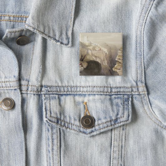 Kloster von St. Saba am 4. April 1839 überziehen Button (Beispiel)