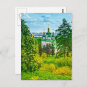Kloster Vydubitsky. Kiew, Ukraine Postkarte (Vorne/Hinten)