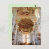Klosterabtei neresheim postkarte (Vorne/Hinten)