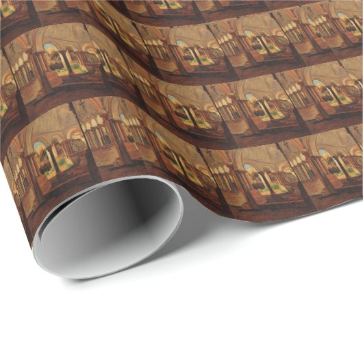 Klosterhof Geschenkpapier (Rolleneckpunkt)