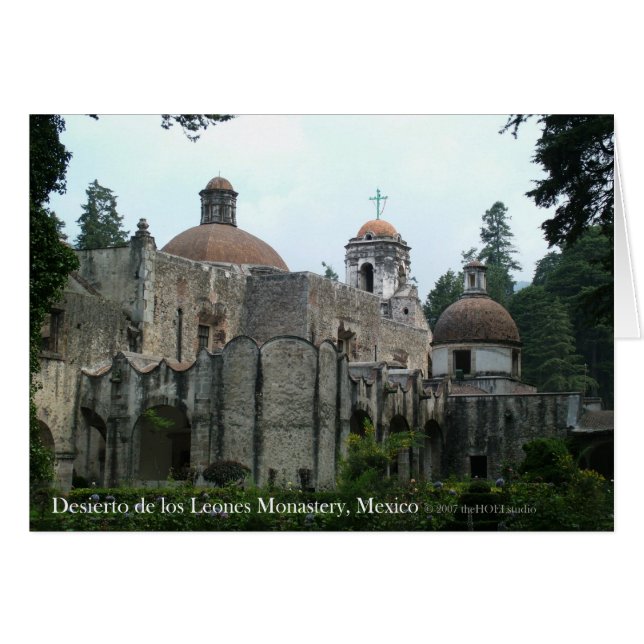 Klosterkarte Desierto de los Leones (Vorderseite (Horizontal))