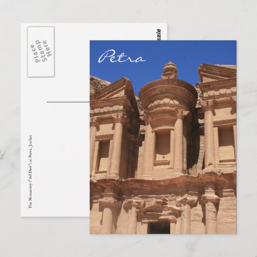 Klosterpetra Postkarte (Vorne/Hinten)