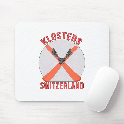 Klosters, Schweiz Mousepad (Mit Mouse)